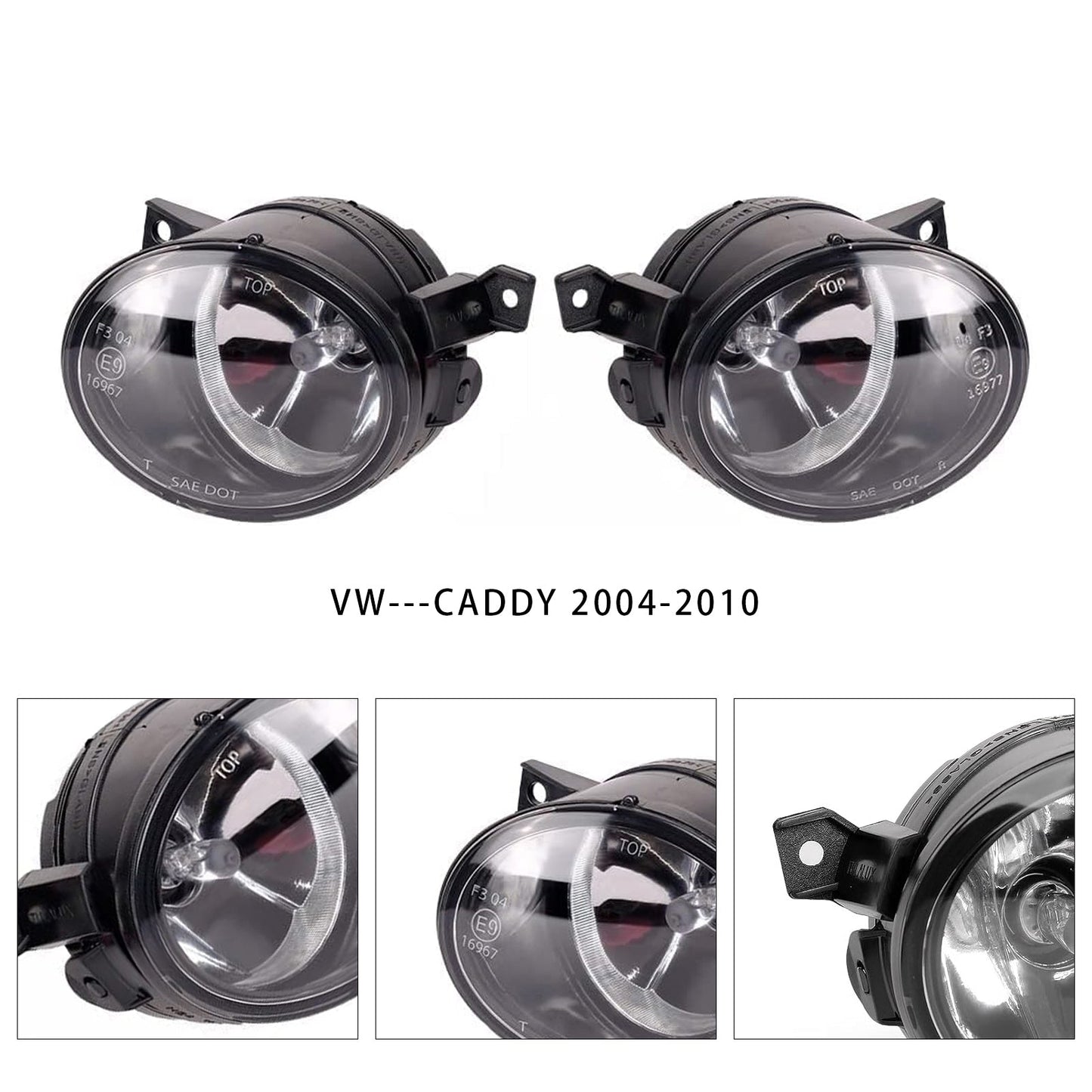 Volkswagen GOLF MK5 Pair Front Fog Light Lamps 1K0941699C 1K0941700C