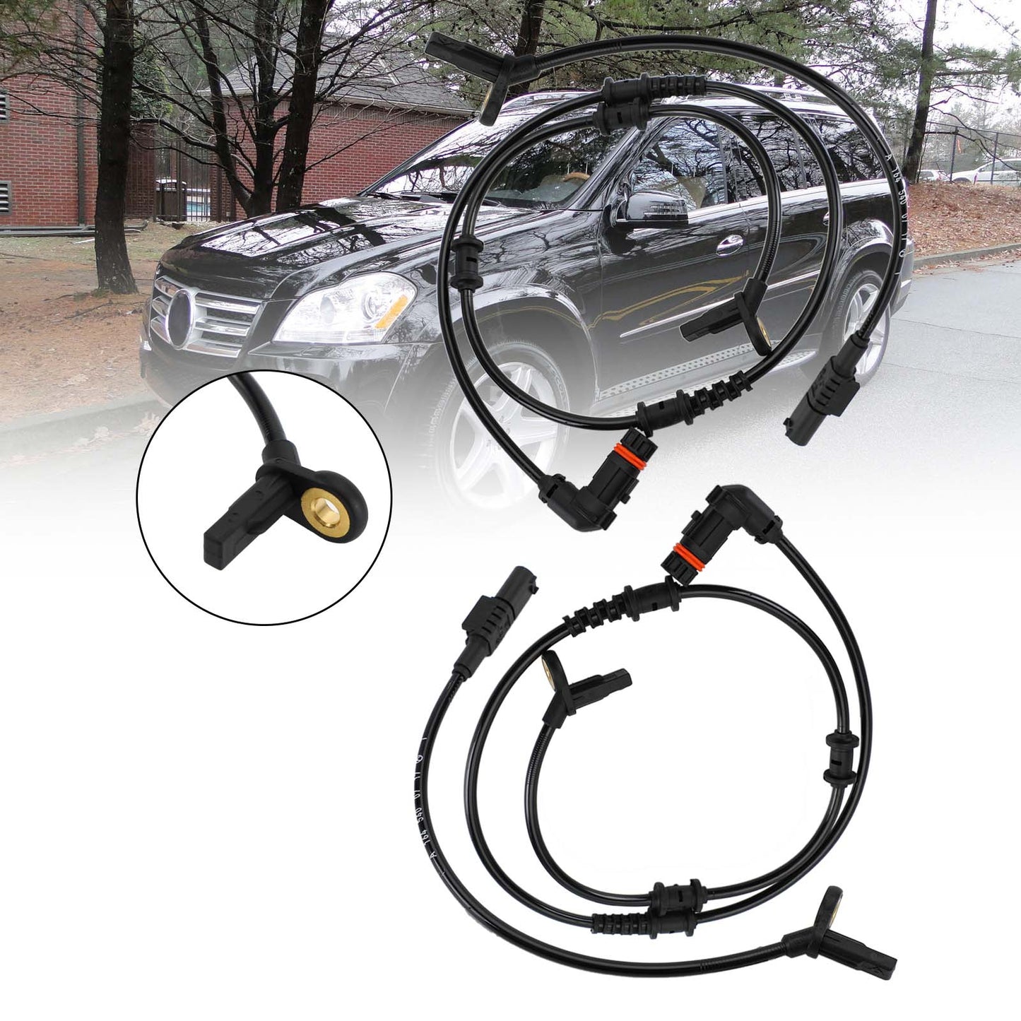 Mercedes-Benz W164 ML350 ML320 Set 4pcs Front Rear ABS Speed Sensor