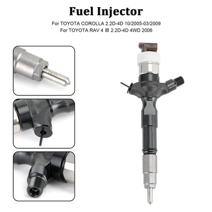 2006+ Toyota Land Cruiser 1KD-FTV 2KD-FTV 1PCS Fuel Injector 23670-30140