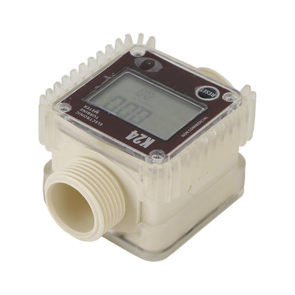 Chemicals Liquid Water K24 Turbine Digital Diesel Oil Fuel Flow Meter Tester