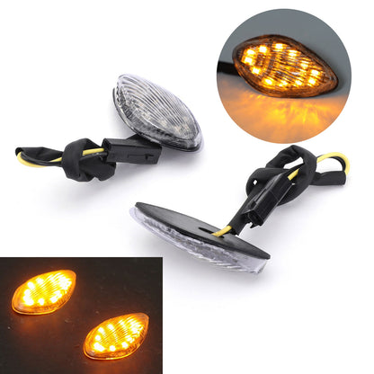 Honda 2003-2010 CBR 600RR & 2004-09 CBR 1000RR Clear Turn Signals Champoo