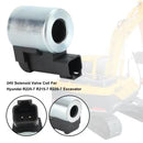 24V Solenoid Valve Coil For Hyundai R225-7 R215-7 R220-7 Excavator