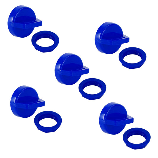 5x Ignition Key Cover 5433534 For Polaris Switchback 800 Rush 600 Pro RMK Blue