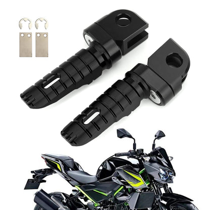 17-20 KAWASAKI Z650 Front Footrests Foot Peg Black