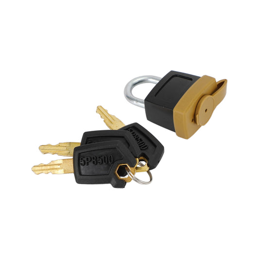 Caterpillar (CAT) Padlock Pad Lock W/3 New Keys 5P8500 246-2641 5P8501