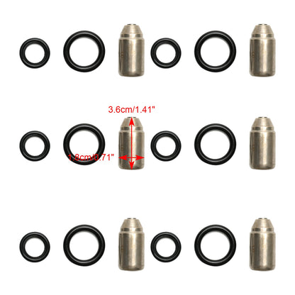 Caterpillar 3304 3306 D330C D333C 6PCS Injectors Nozzle Service Group 8N8796 7S-9891 7S-8722 8N-4694