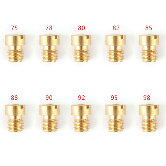 Dellorto Carburetor 1975-1998 Carb 10PCS 5MM Carburettor Main Jets Nozzle Set