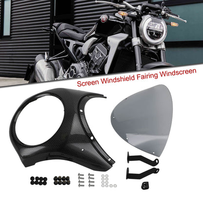 Headlight Windshield Fairing Windscreen For Honda CB1000R CB650R 2019-2021 D
