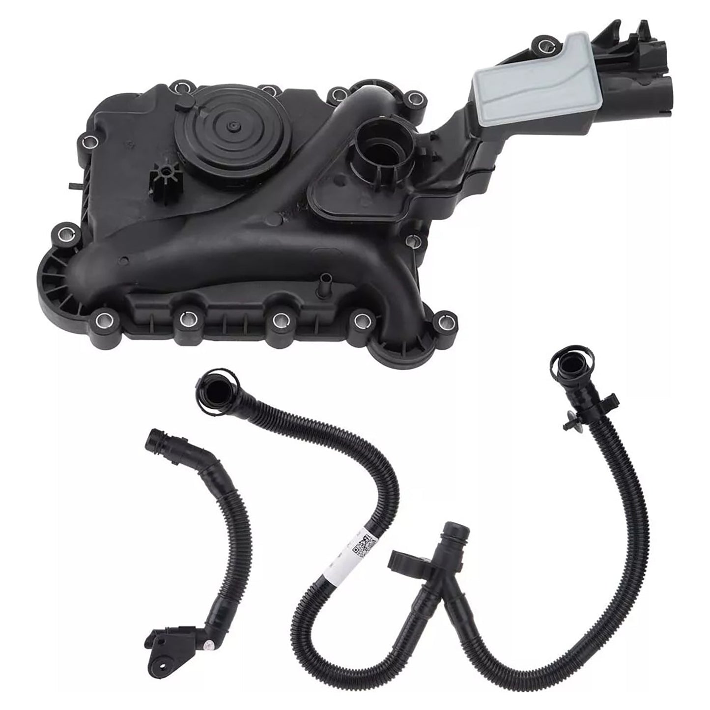 2010-2012 Audi A7 Sportback (4GA, 4GF) 3.0 Oil Separator PCV Valve Vent Trim & Hose Tube 06E103547AH