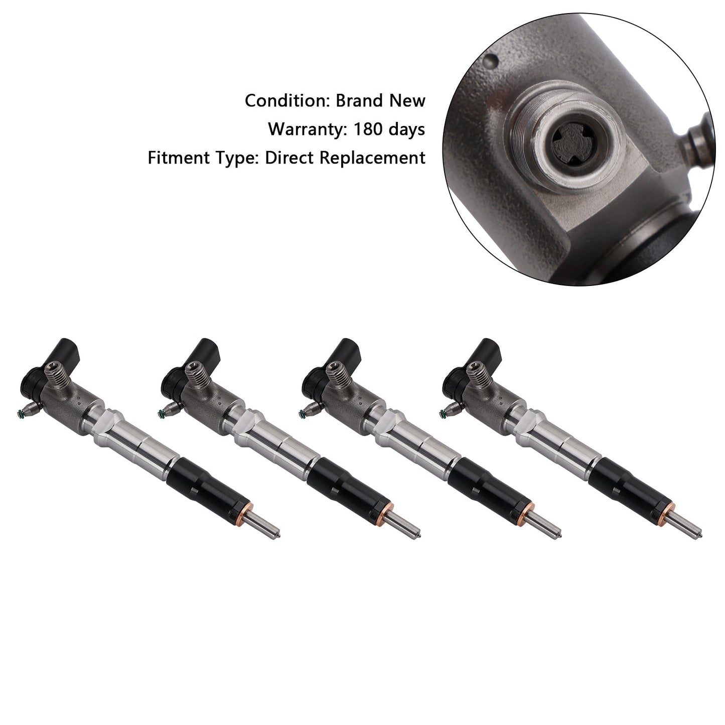 2018.01-On Ford Focus Mk4 2.0 VDO 4Pcs Fuel Injector GK2Q-9K546-AC 2143478