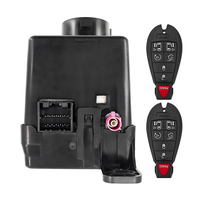 2008-2010 Chrysler: 1 models 17 variants Wireless Ignition Node Module with two keys 68210156AB