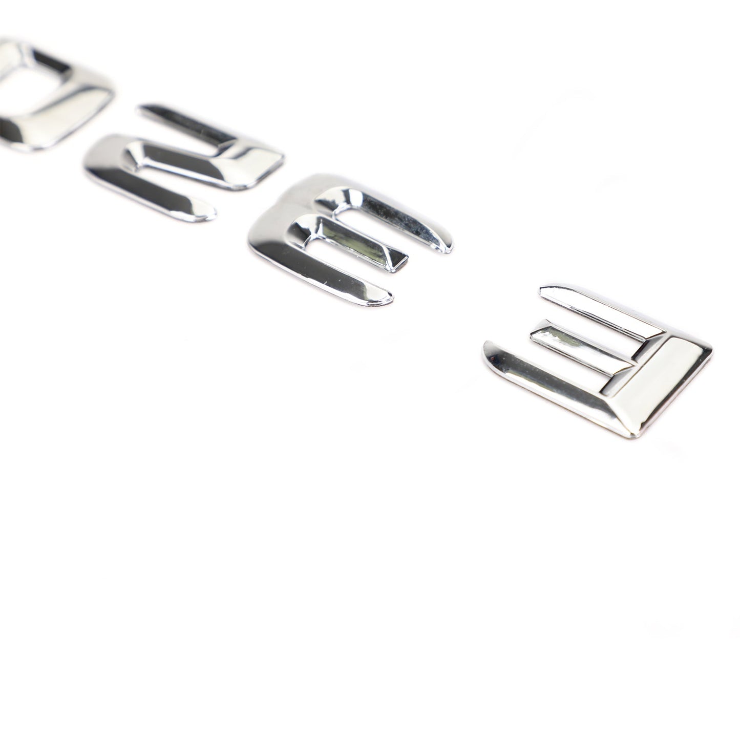 Rear Trunk Emblem Badge Nameplate Decal Letters Numbers Fit Mercedes E320 Chrome