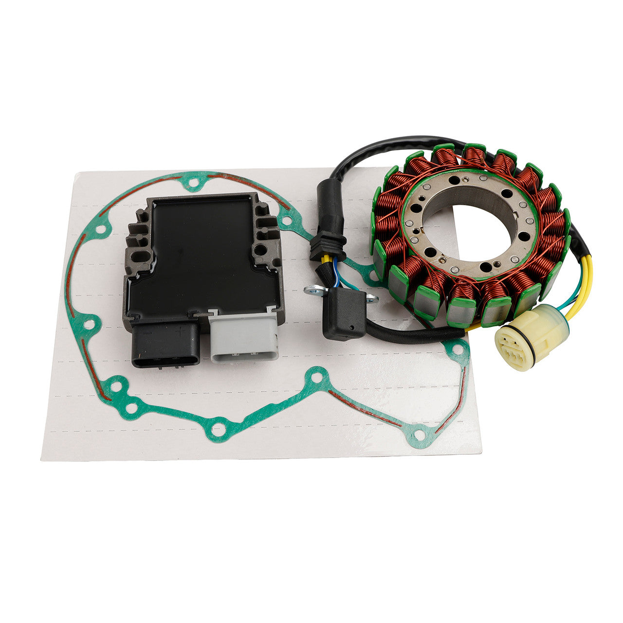 2006 Honda ATV TRX680FGA 2A FOURTRAX RINCON GPSCAPE 31120-HN8-A60 STATOR REGULATOR RECTIFIER GASKET