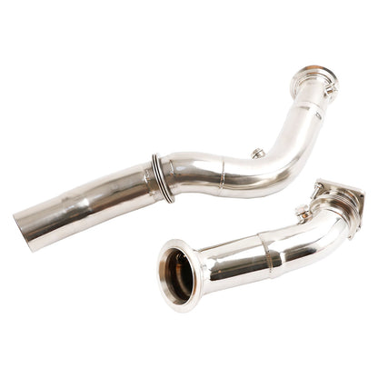 2018-2021 BMW M2 F82 Competition S55 Only Exhaust Racing Downpipes