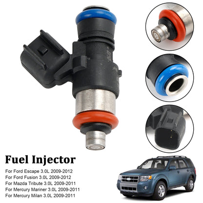 2009-2012 Ford Escape Fusion 3.0L 1PCS Fuel Injector 0280158189 FJ998 9L8E-A5A