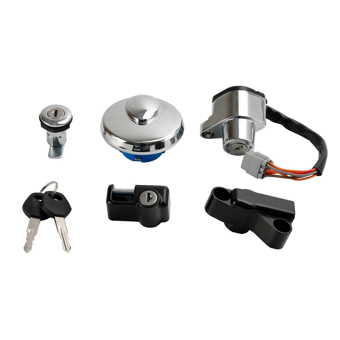 Suzuki VLR1800 Boulevard C109R 2008-2011 Ignition Switch Fuel Cap Seat Lock Set