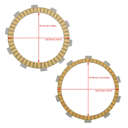 Clutch Friction Plate Kit Set fit for RC250 2015-2018 RC390 2016-22 90232011000