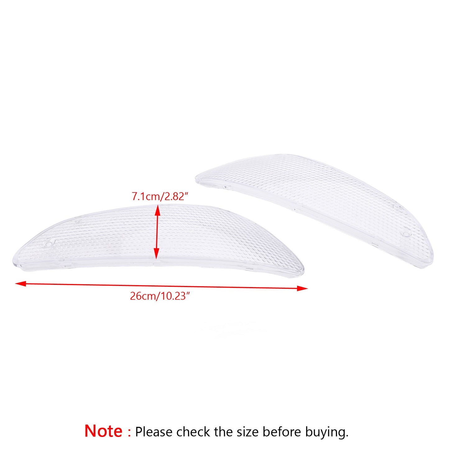 Front Turn Signals Lens For BMW K1200LT 1999-2007 2002 2003 Clear Champoo