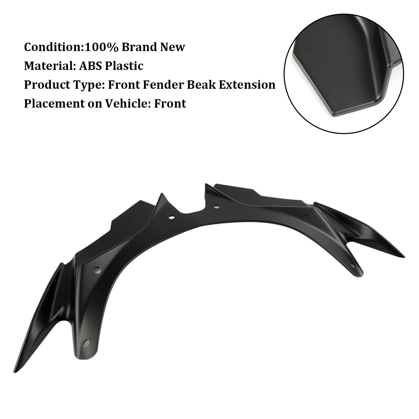 Front Fairing Wing Beak Shell Cover For Kawasaki ZX4R ZX4RR ZX25R 22-24