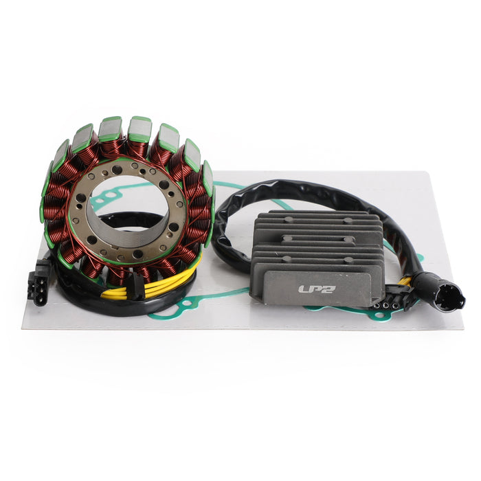 2004-2010 BMW F800S K71 Magneto Stator Coil 12318524422 + Rectifier Regulator 61312346550 + Gasket 11147670688