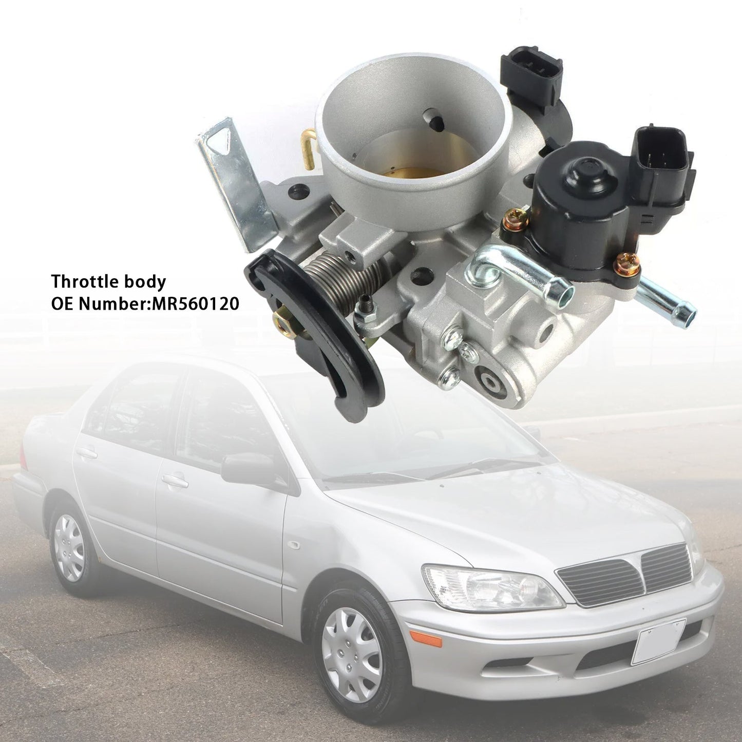 2003 Lancer ES Sedan 4-Door 2.0L 2000CC l4 GAS SOHC Naturally Aspirated Throttle Body MR560120 MN128888