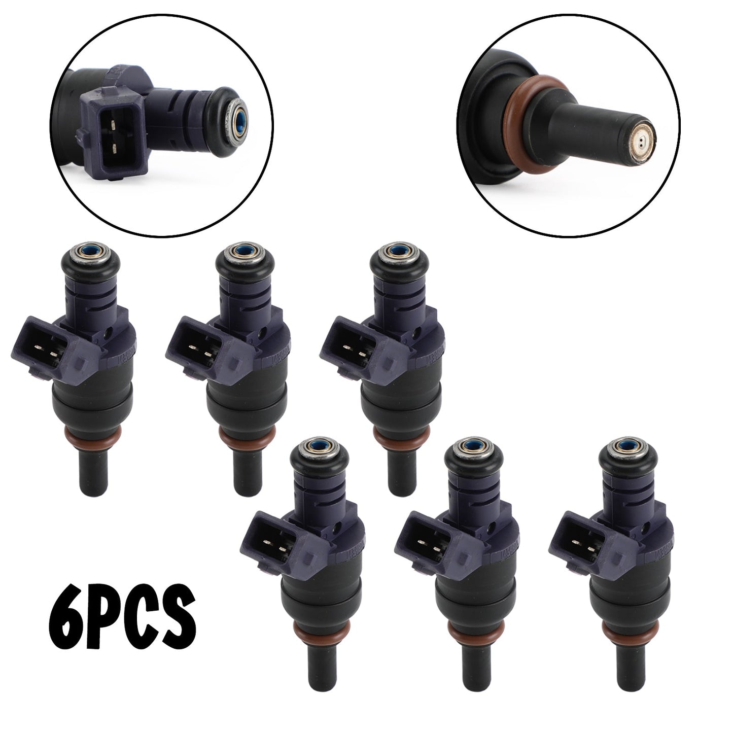 2001-2005 BMW 330i/330Xi/530i 3.0L 6PCS Fuel Injectors 13641439800