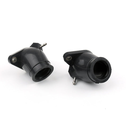 1996-2008 Yamaha XVS400 DRAG STAR 2PCS Carburetor Intake Manifold Boots 4TR-13586-01-00 4TR-13596-01-00