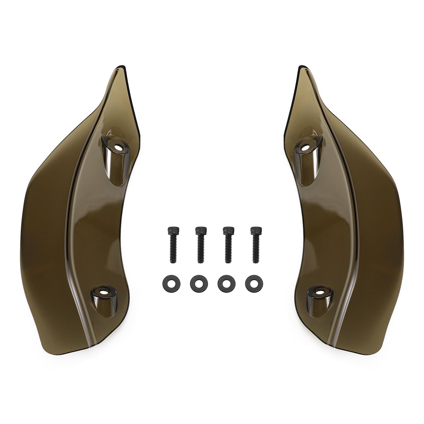 2015-2016 CVO Ultra FLTRUSE Harley Road Glide Smoke Fairing Windshield Side Wing Wind Deflector