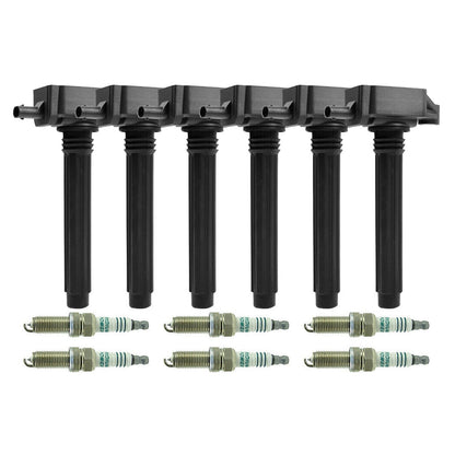 2011-2017 Chrysler 200 300 3.6L V6 6PCS Ignition Coil+Spark Plug UF648 GN10616 36-8196