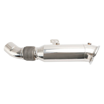 2020+ A90 Toyota Supra 4.5" Exhaust Downpipe Upgrade Stainless Steel