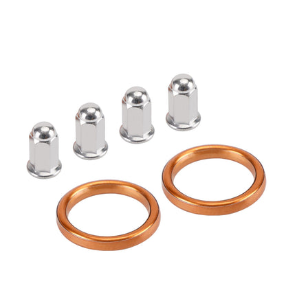 Honda GL1500 Goldwing Interstate Aspencade Valkyrie Exhaust Gaskets Nut Kit