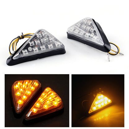 LED Flush Mount Turn Signal For Honda CBR 600/F4i/929/1000 RR Yamaha R6 R1 Champoo
