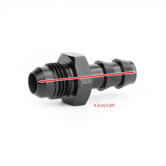6 AN Male Flare to 3/8" Hose Barb Adapter Fitting AN6 6AN -6AN 3/8 Push Lock