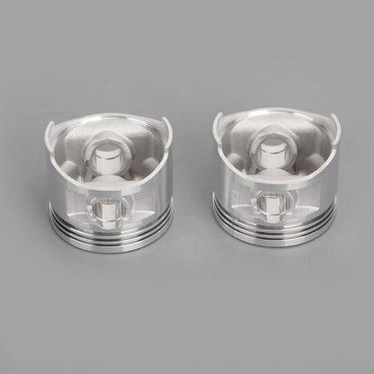 Piston Kit & Rings Set(2) STD 49mm For Yamaha Virago V Star XV250 SRV 250 88-18