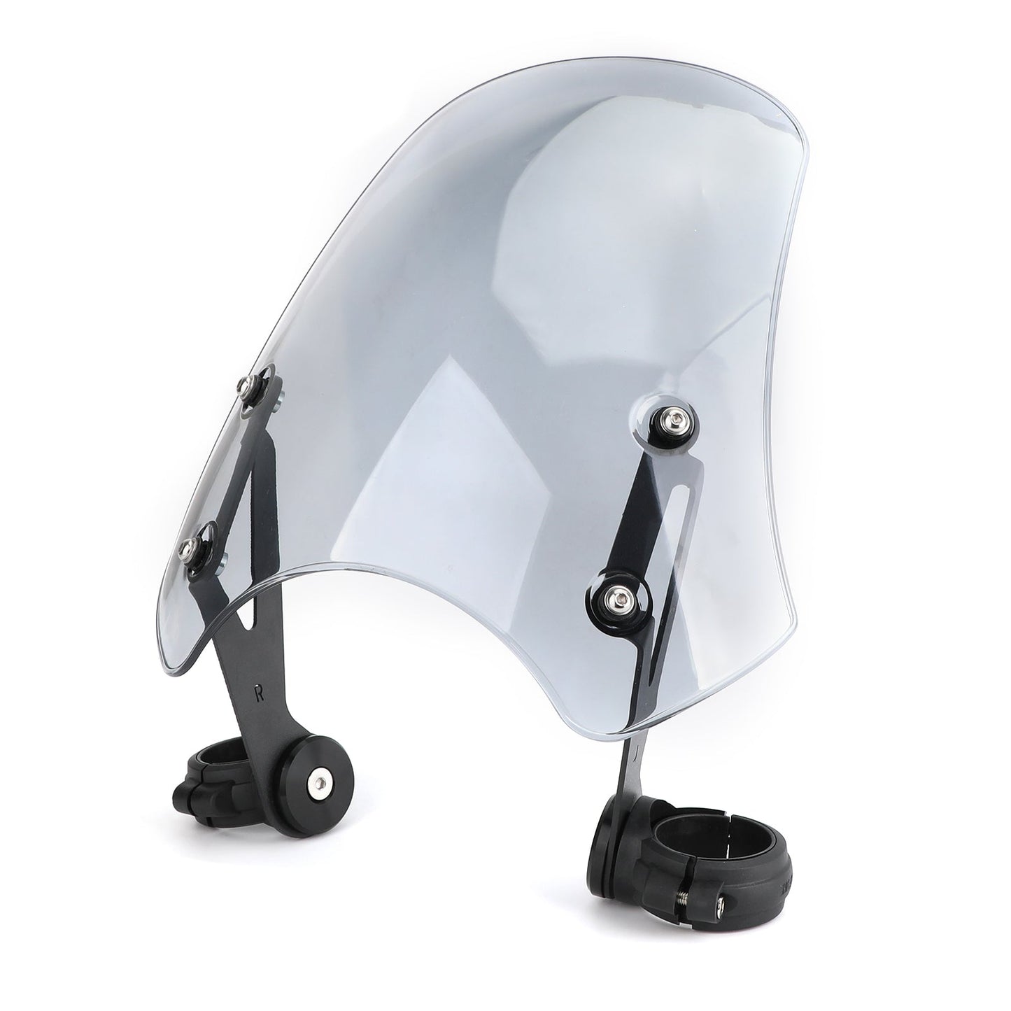 ABS Motorcycle Windscreen Windshield for Harley Dyna Softail Models Gray