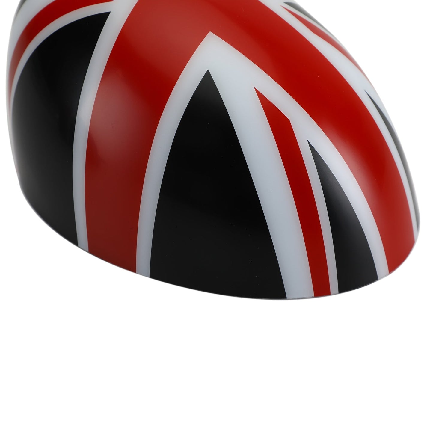MINI Cooper R55 R56 R57 Black/Red 2 x Union Jack UK Flag Mirror Covers
