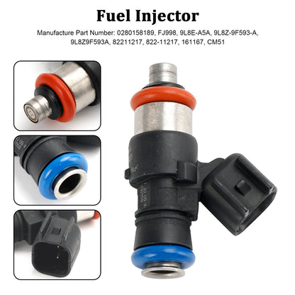 2009-2012 Ford Escape Fusion 3.0L 1PCS Fuel Injector 0280158189 FJ998 9L8E-A5A