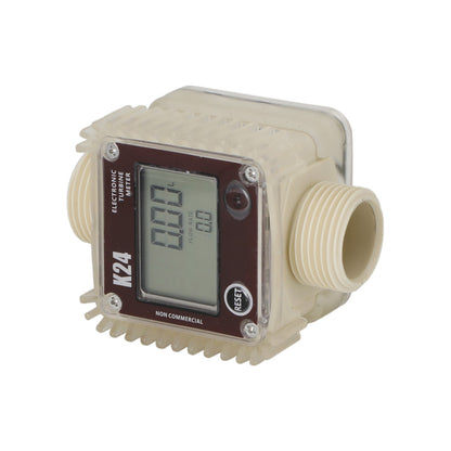Chemicals Liquid Water K24 Turbine Digital Diesel Oil Fuel Flow Meter Tester