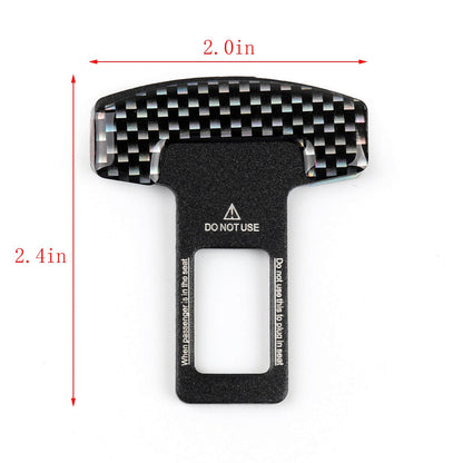 2PCS Universal Alarm Stopper Car Seat Belt Buckle Clip Replacement