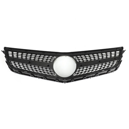 2009-2013 Mercedes Benz E-Class Coupe / Convertible W207 C207 Diamond Front Grill Chrome Replacement Bumper Grille