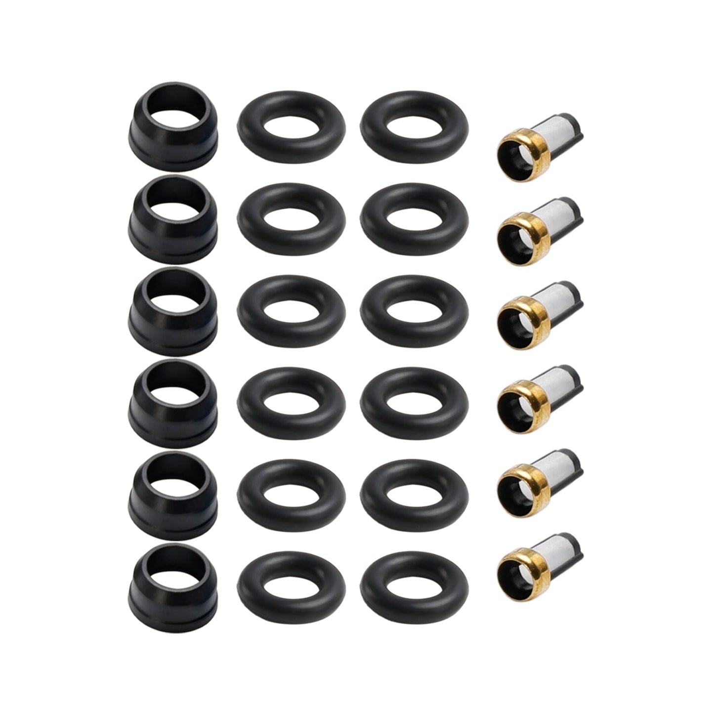 2001-2004 Buick Regal 6Pcs Fuel Injector Repair Kit O-Rings FJ318