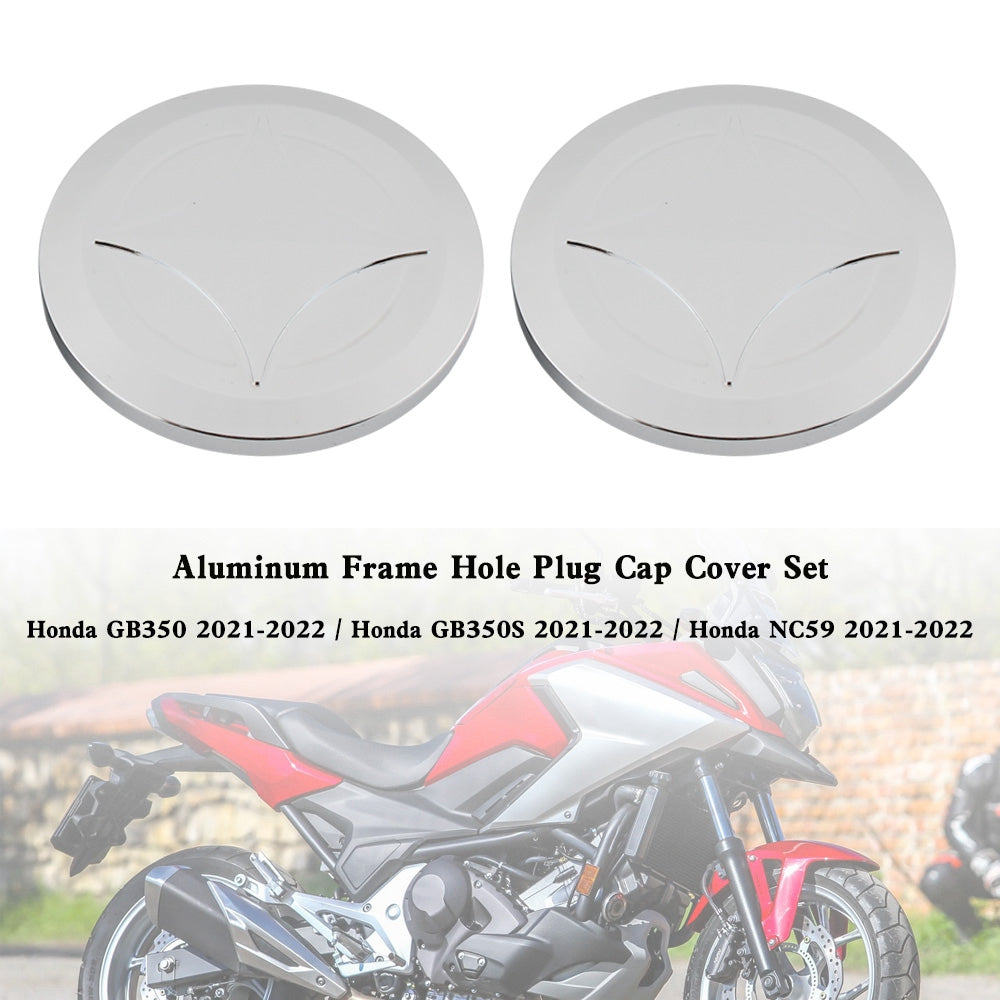 Aluminum Frame Hole Plug Cap Cover Set For Honda GB350 NC59 CB350 21-22