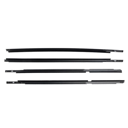 2005-2010 Toyota Vitz (KSP90, NCP91, NCP95, SCP90) 4pcs Outer Door Glass Weatherstrip Moulding 68160-52110 68210-52110