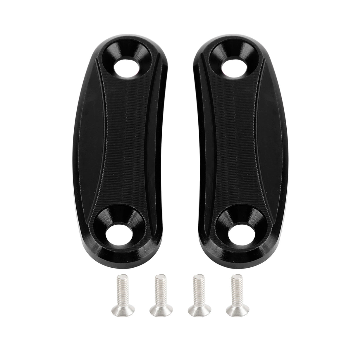 Kawasaki Ninja ZX-10R of the years 2011, 2012, 2013, 2014 and 2015 Black mirror delete blanking block off plates