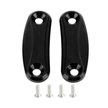 Kawasaki Ninja ZX-10R of the years 2011, 2012, 2013, 2014 and 2015 Black mirror delete blanking block off plates