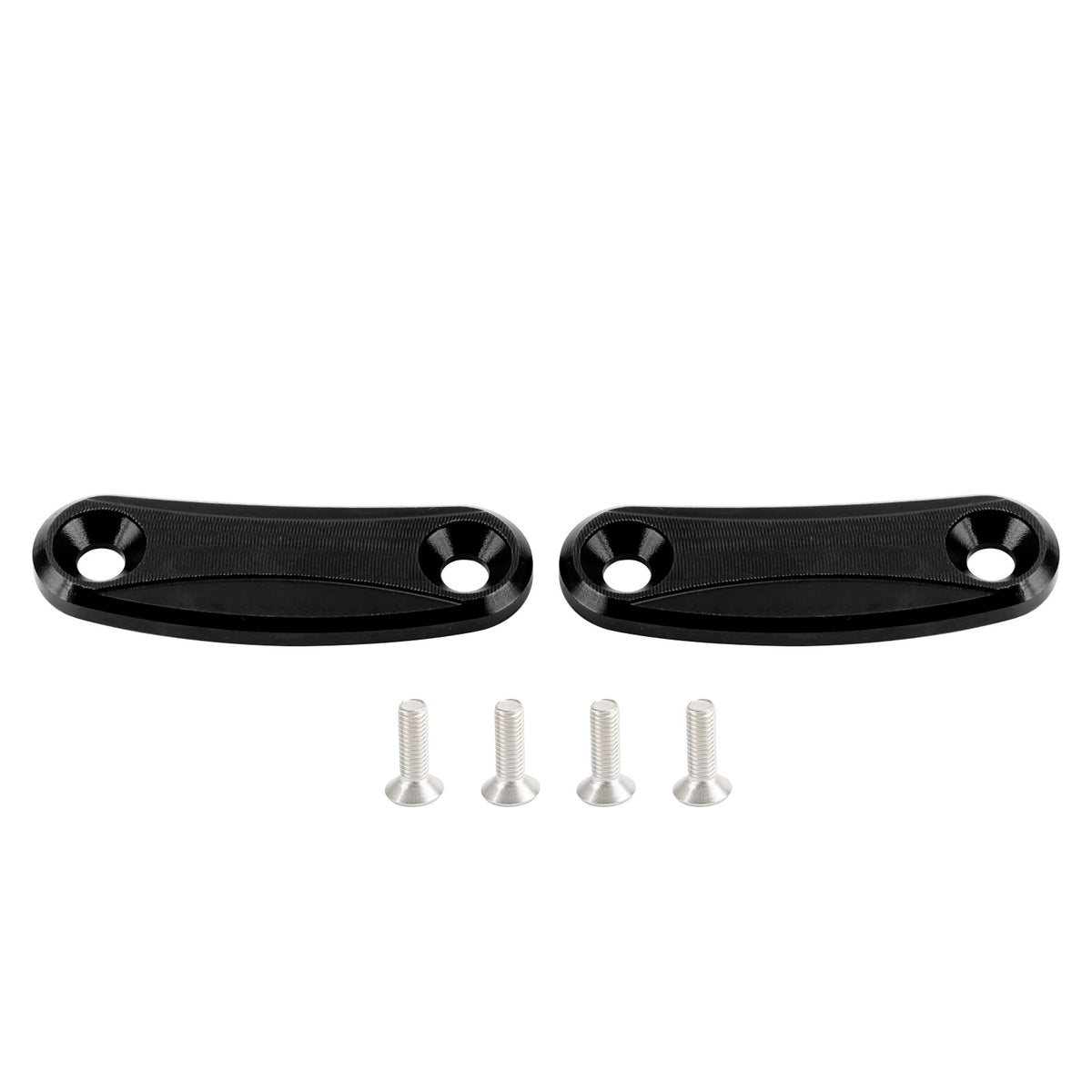 Kawasaki Ninja ZX-10R of the years 2011, 2012, 2013, 2014 and 2015 Black mirror delete blanking block off plates