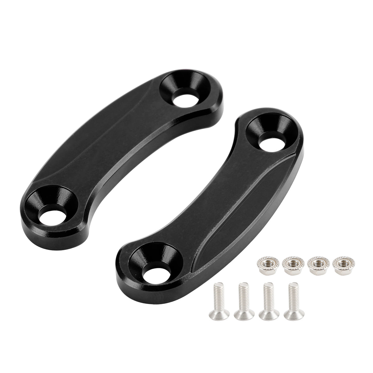 Kawasaki Ninja ZX-10R ABS of the years 2016, 2017, 2018, 2019, 2020, 2021, 2022 and 2023. Black mirror delete blanking block off plates