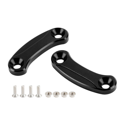 Kawasaki Ninja ZX-10R ABS of the years 2016, 2017, 2018, 2019, 2020, 2021, 2022 and 2023. Black mirror delete blanking block off plates