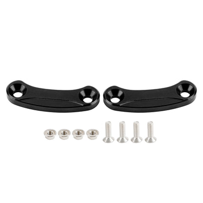 Kawasaki Ninja ZX-10R ABS of the years 2016, 2017, 2018, 2019, 2020, 2021, 2022 and 2023. Black mirror delete blanking block off plates
