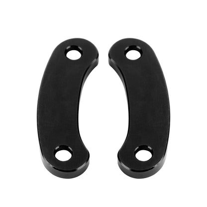 Black mirror delete blanking block off plates fits Kawasaki ZX-10R 2016-2023